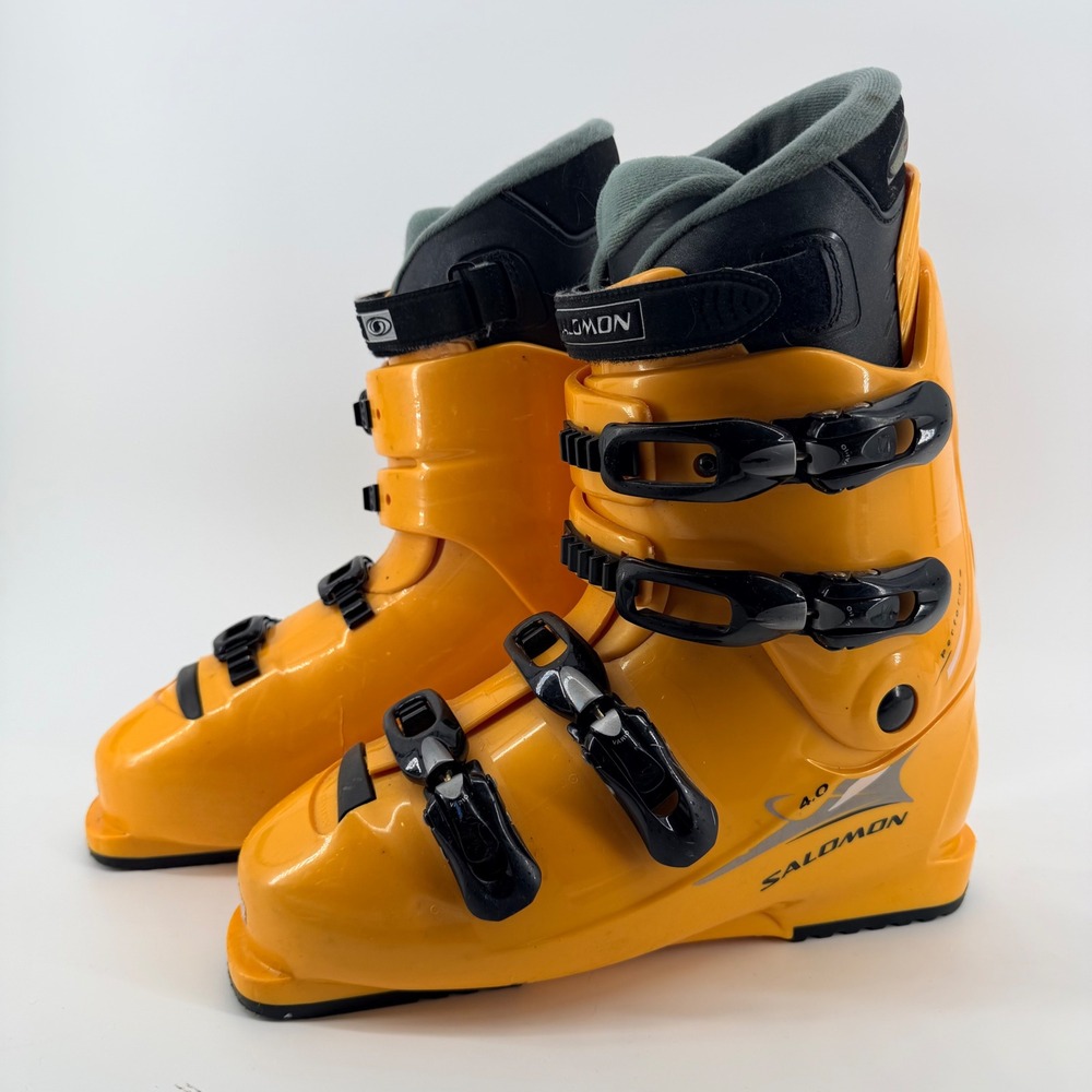 Salomon Performa 4.0 Ski Boots Flex 65 Taxi Yellow Mens Size 11.5 Mondo 29.0